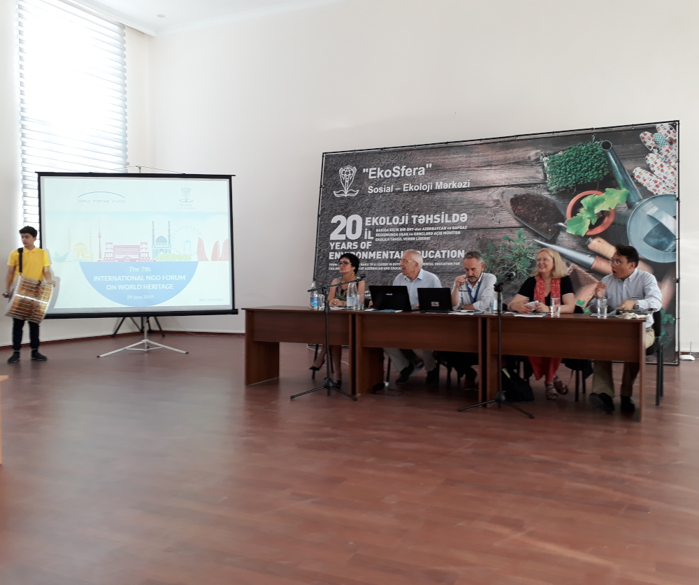 7. internationales NGO Forum Baku Azerbaijan mit WHW und Mechthild Rössler