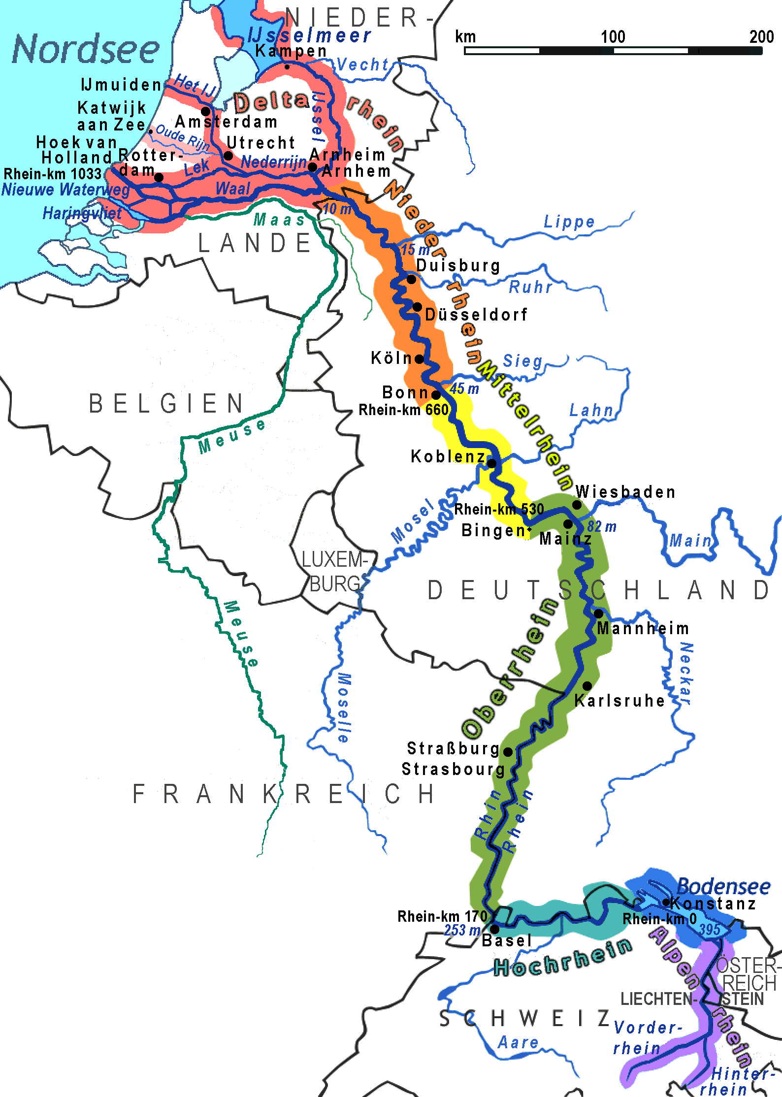 Rhein Europäische Wasserstraße